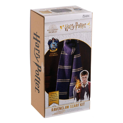 Strickset Ravenclaw Schal Harry Potter 17x170cm Blau Grau