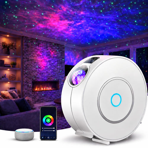 Sternenhimmel Projektor WiFi 16,7 Mio. Farben mit Nebel-Effekt
