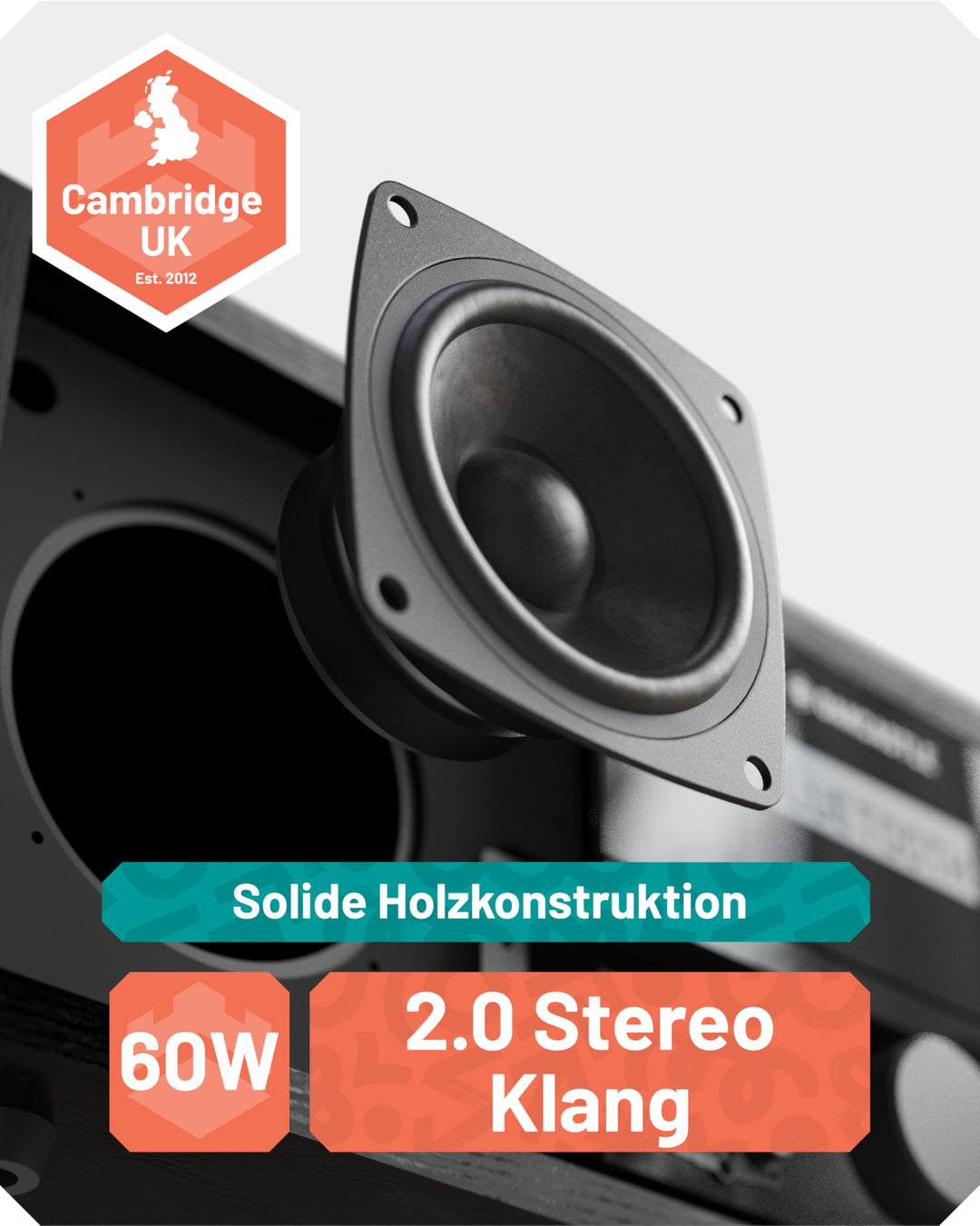 Kompaktanlage DAB+ UKW CD-Player Bluetooth 60W Stereo - Bild 2