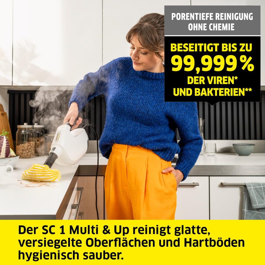 Dampfreiniger 4-in-1 mit EasyFix Bodendüse 0,2 l Tank 1,6 kg - Bild 2