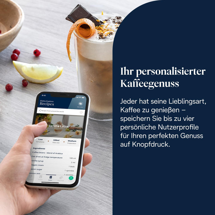 Kaffeevollautomat 50+ Getränke Cold Brew WLAN App dunkelgrau - Bild 8