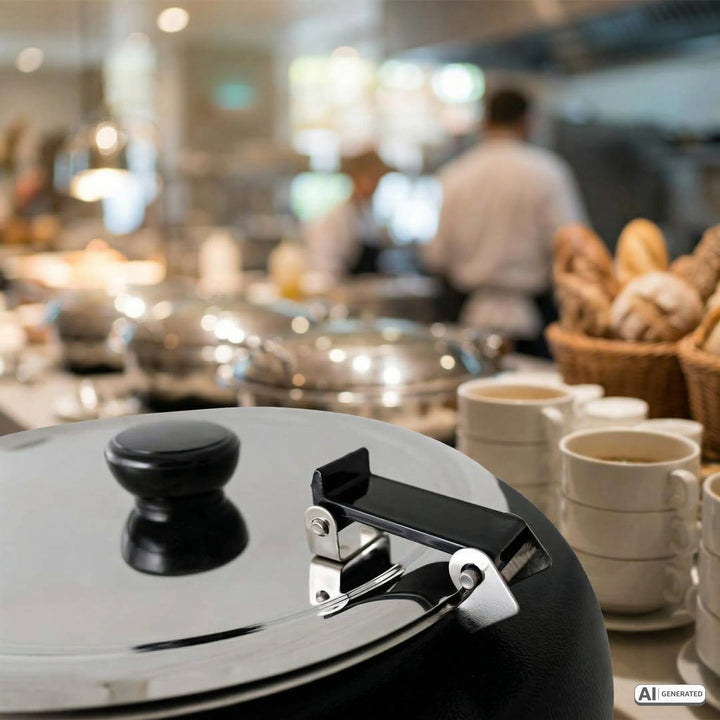 Suppenkessel elektrisch 10 L Edelstahl mit Energieregler Gastro - Bild 4