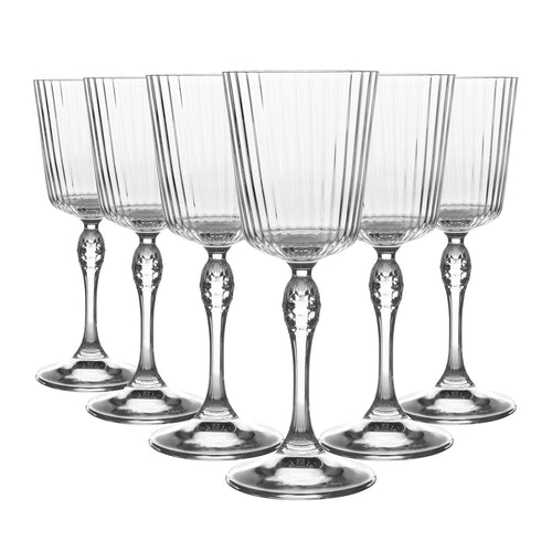 Cocktailgläser Set 6er Vintage Art Déco 240 ml spülmaschinenfest