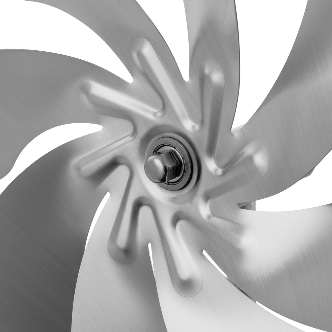 Windrad Edelstahl 28cm Rotor kugelgelagert mit Windfahne 360° - Bild 2