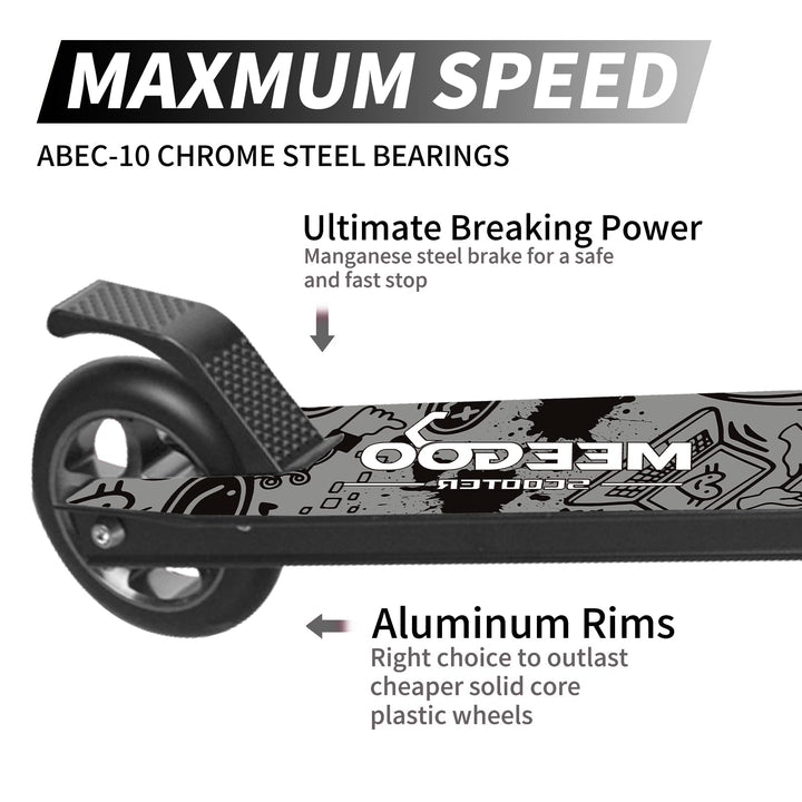 Stunt Scooter Alu-Legierung ABEC-10 Lager bis 100 kg Skatepark - Bild 7