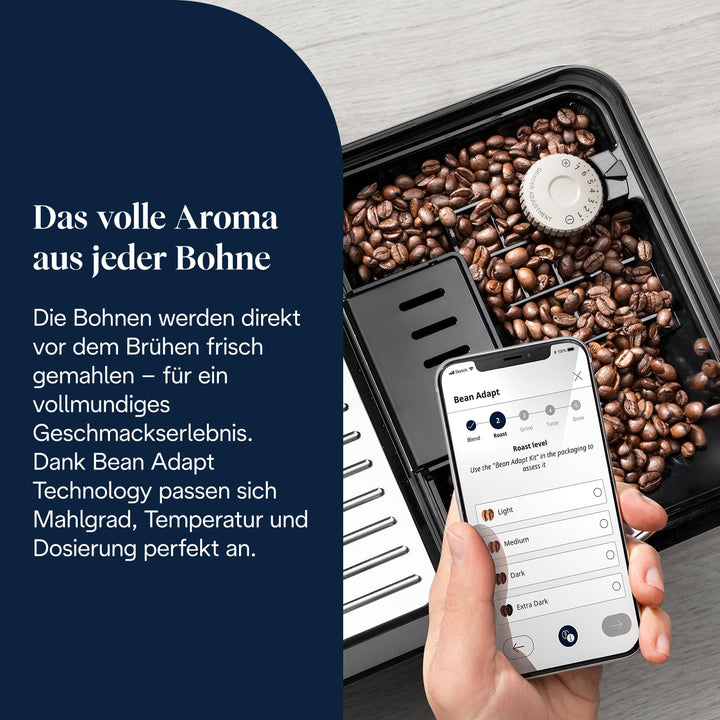 Kaffeevollautomat 50+ Getränke Cold Brew WLAN App dunkelgrau - Bild 6