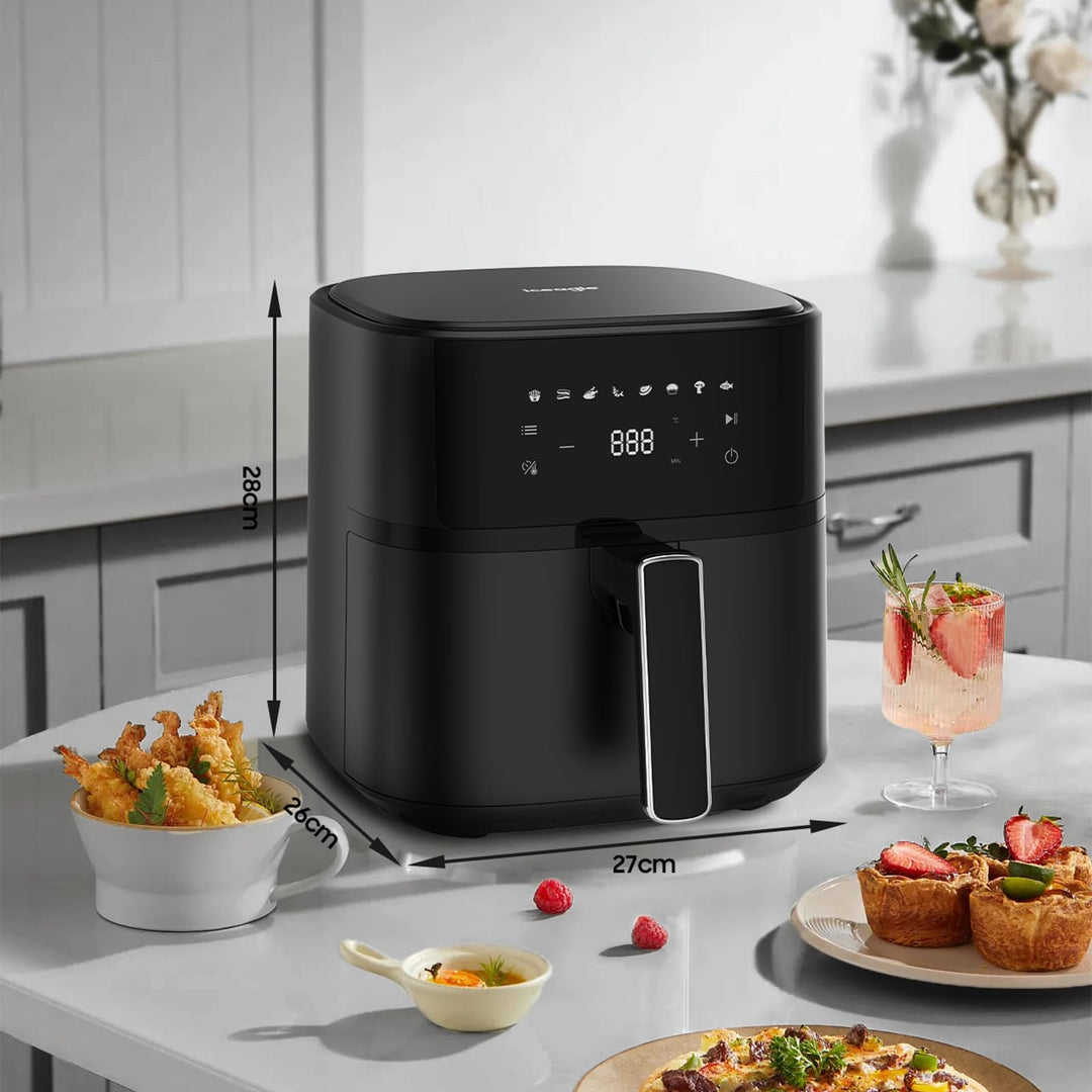 Heissluftfritteuse 6,5L XL 1700W Metall-Innenraum 8 Programme - Bild 6