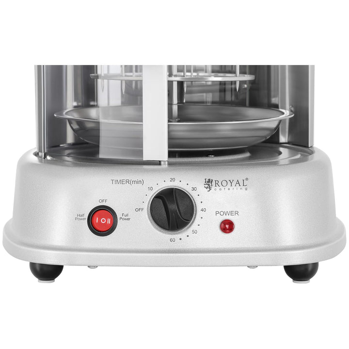 Vertikalgrill 4-in-1 mit Timer 1500 W Döner Hähnchen 21 L - Bild 6