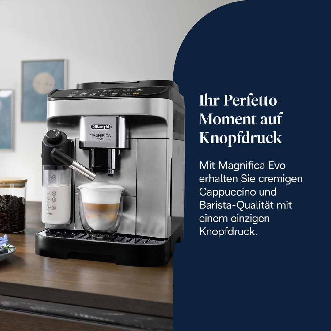 Kaffeevollautomat 7 Getränke mit LatteCrema Milchsystem Silber-Schwarz - Bild 2