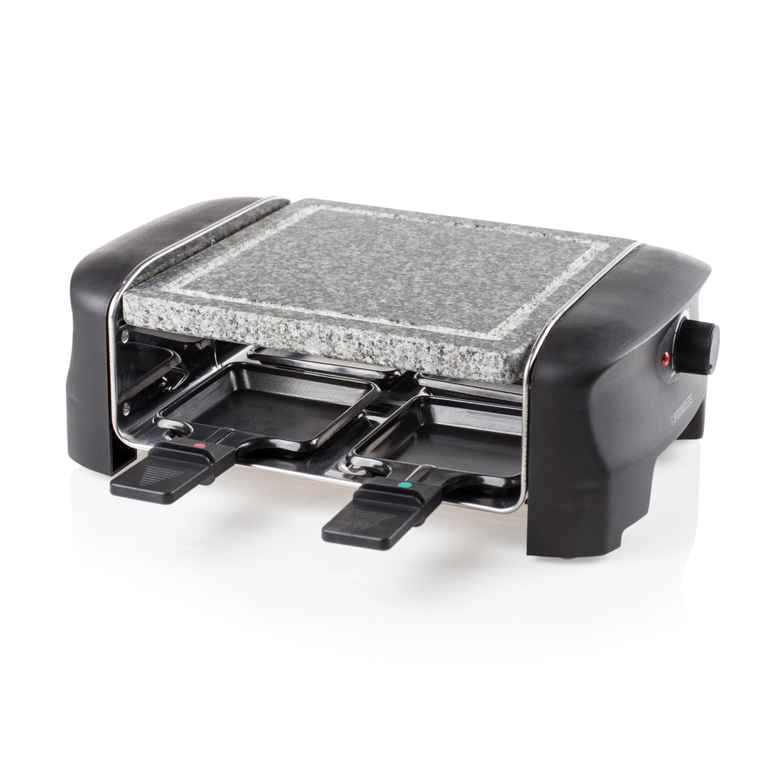 Raclette-Grill Steinplatte 21x21cm 600W fuer 4 Personen - Bild 2