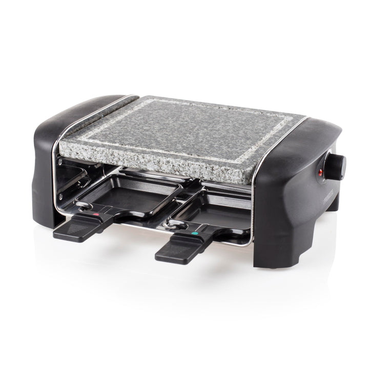 Raclette-Grill Steinplatte 21x21cm 600W fuer 4 Personen - Bild 2