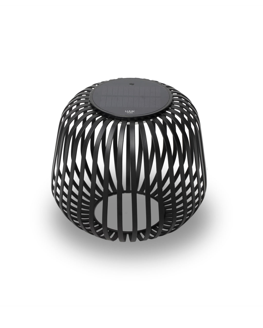 Solarlaterne Eisen kabellos 3-stufig dimmbar USB-C Outdoor
