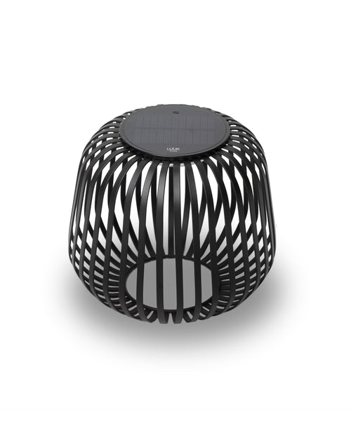 Solarlaterne Eisen kabellos 3-stufig dimmbar USB-C Outdoor