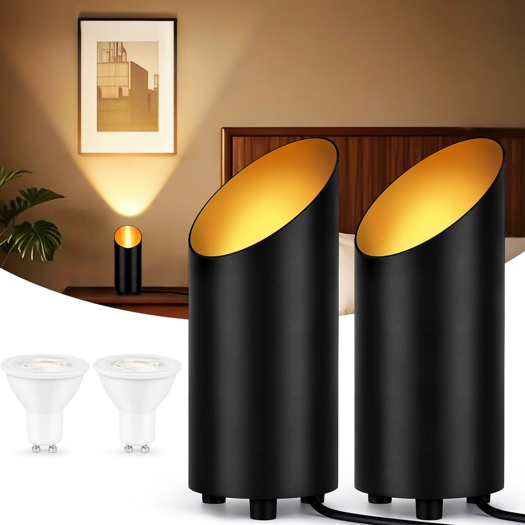 LED Bodenstrahler Uplight 6W GU10 IP44 Aluminium 2er Set