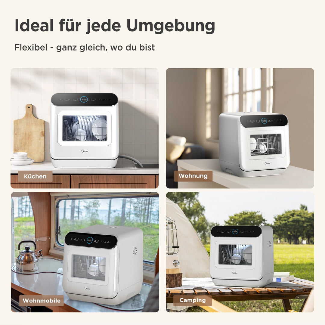 Tischgeschirrspüler Mini 3 Maßgedecke mit Wassertank &amp; App-Steuerung - Bild 6