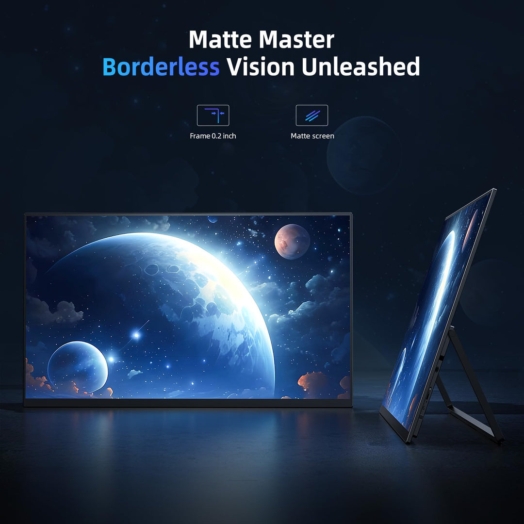 Portabler Monitor 18,5 Zoll 120Hz FreeSync 1080P mit Schutzhülle - Bild 7