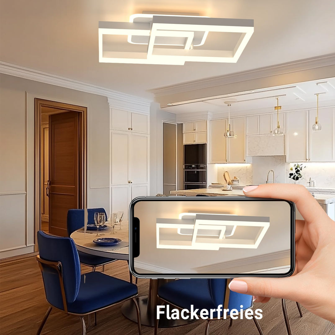 LED Deckenleuchte 40W dimmbar mit Fernbedienung &amp; App-Steuerung - Bild 7