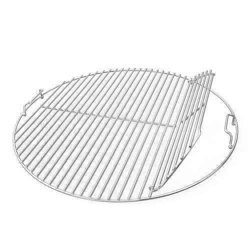 Grillrost Edelstahl Rund Ø 54,5 cm mit Klappe für 57-cm-Kugelgrill