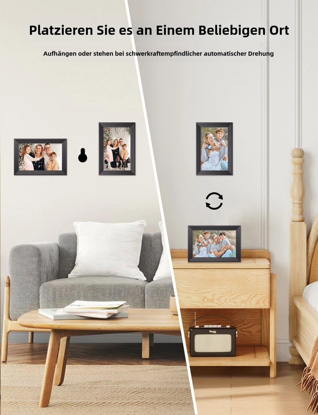 Digitaler Bilderrahmen WLAN 10,1 Zoll IPS 32GB Touchscreen - Bild 6