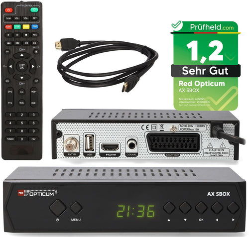 Sat Receiver Full HD PVR mit Timeshift, HDMI, SCART und USB