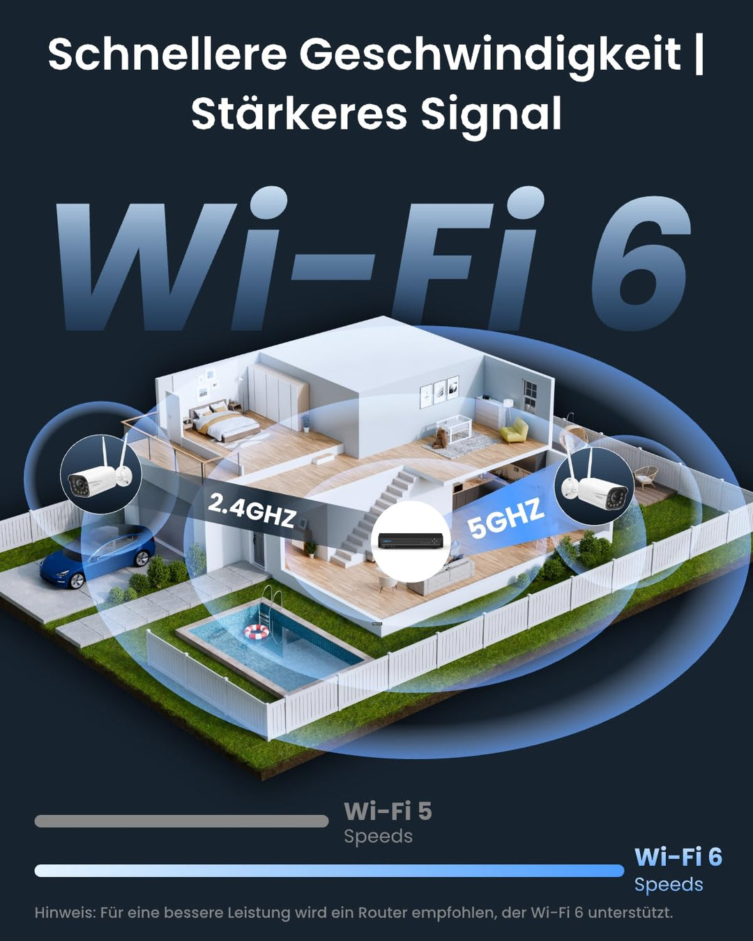 Überwachungskamera Aussen 4K 8MP WLAN mit 5x optischem Zoom - Bild 5