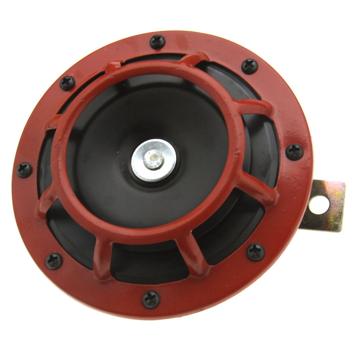 Doppelhorn-Hupe 12V 139 dB Supertone Rot für PKW - Bild 4
