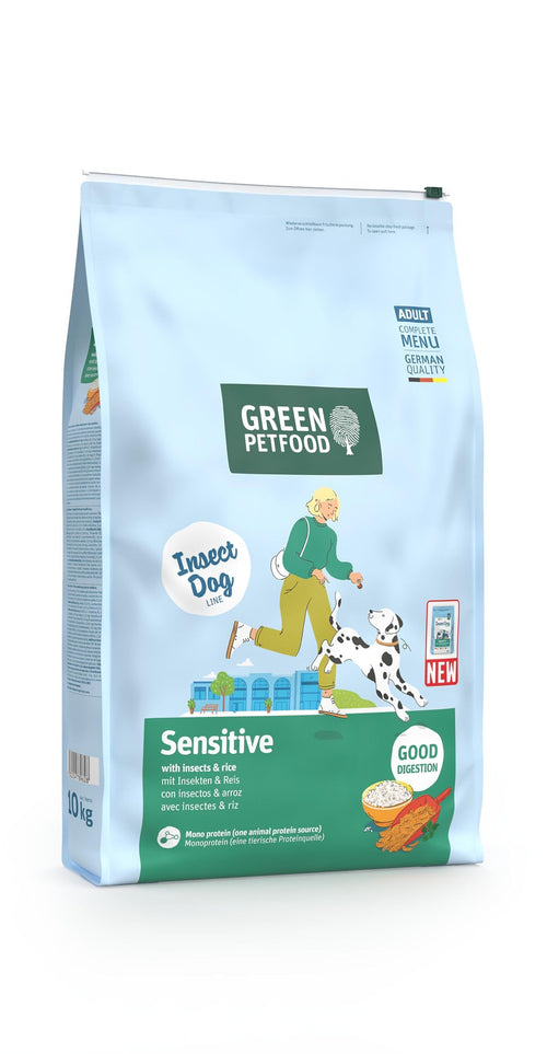 Trockenfutter sensitiv Insektenprotein Reis & Kartoffel 10 kg