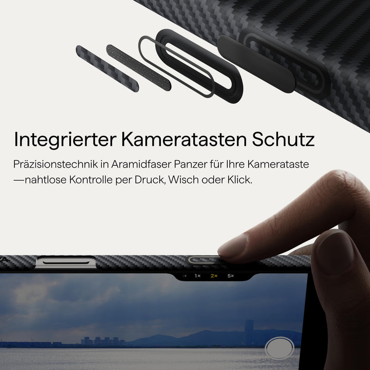 iPhone 17 Pro Max Hülle Aramidfaser 0,9mm ultradünn MagSafe-kompatibel - Bild 4