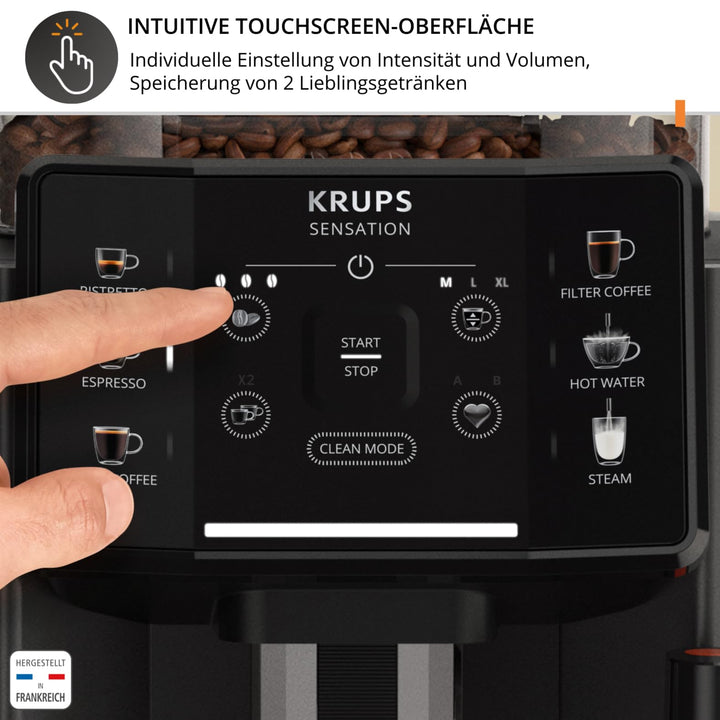 Kaffeevollautomat mit Milchdüse Filterkaffee-Funktion Metalbrühgruppe - Bild 3
