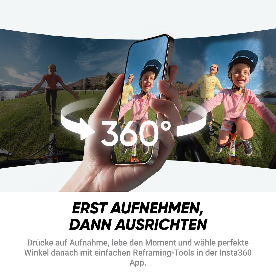 360-Grad-Actionkamera 8K 30fps mit Selfie-Stick, 165g leicht - Bild 6