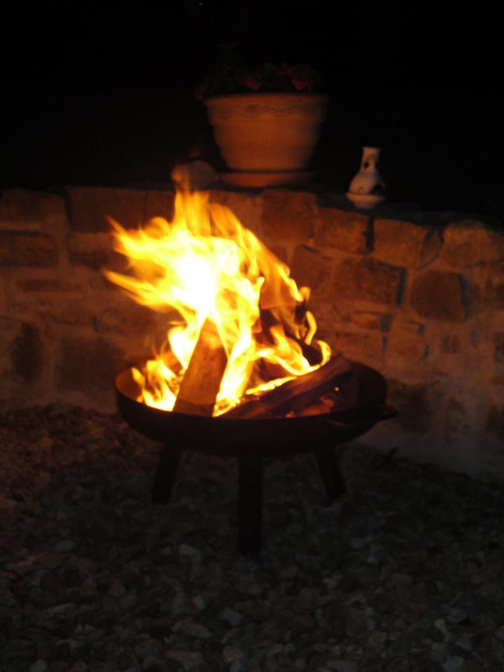 Feuerschale Stahl Ø 55 cm mit abschraubbaren Beinen für Garten - Bild 7