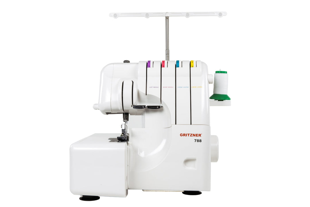 Overlock-Nähmaschine 2/3/4-Faden mit Differentialtransport und LED - Bild 2