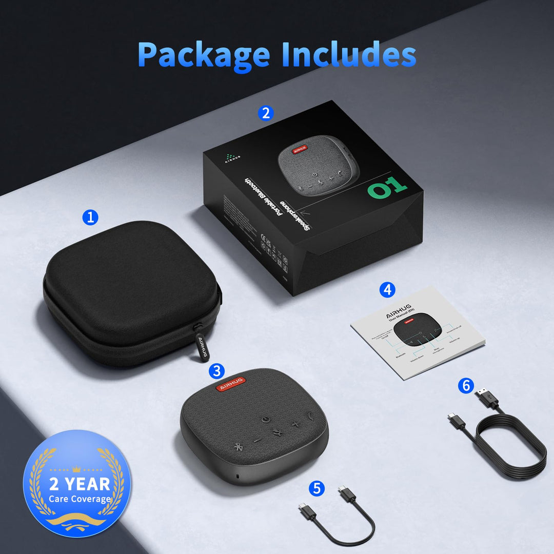 Konferenz-Freisprecher Bluetooth &amp; USB 360° für 4-6 Personen - Bild 6