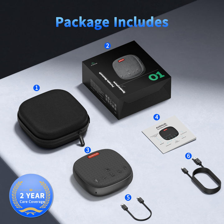 Konferenz-Freisprecher Bluetooth &amp; USB 360° für 4-6 Personen - Bild 6