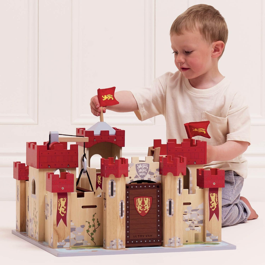Ritterburg Holz Löwenherz Rollenspiel Schloss für Kinder - Bild 3