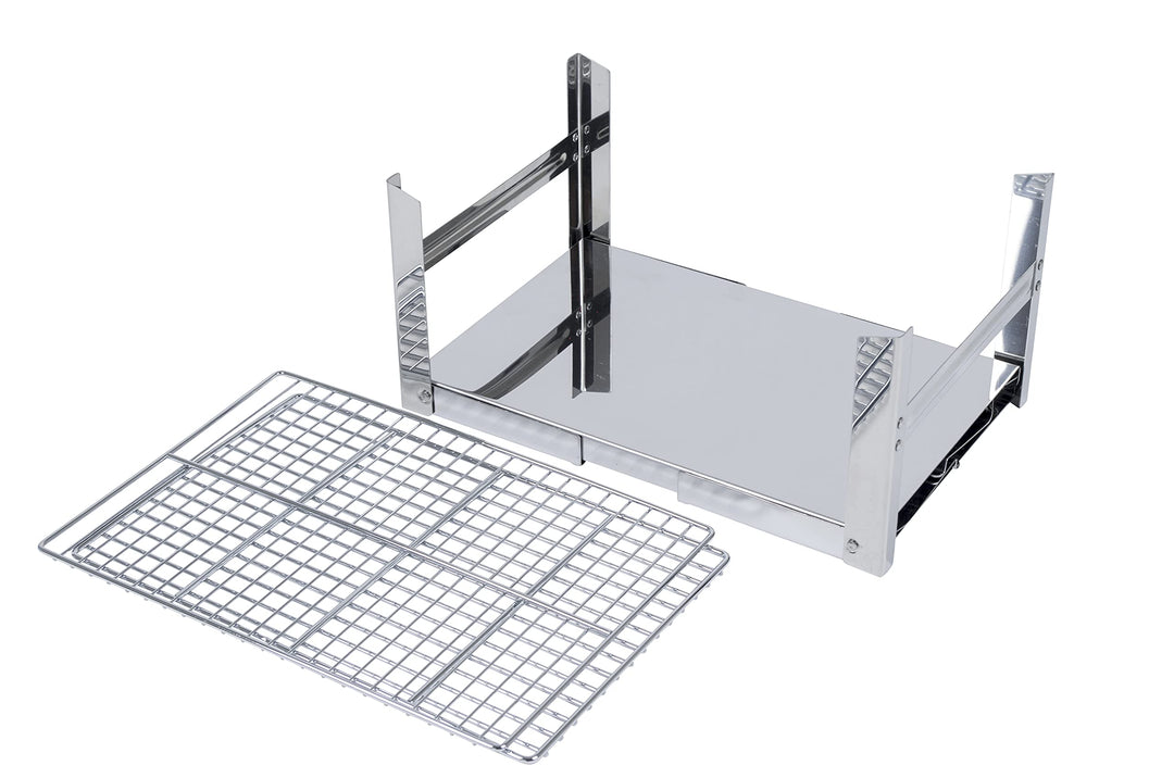 Campinggrill Edelstahl klappbar 33x22,5x27,5 cm für Reisen - Bild 5