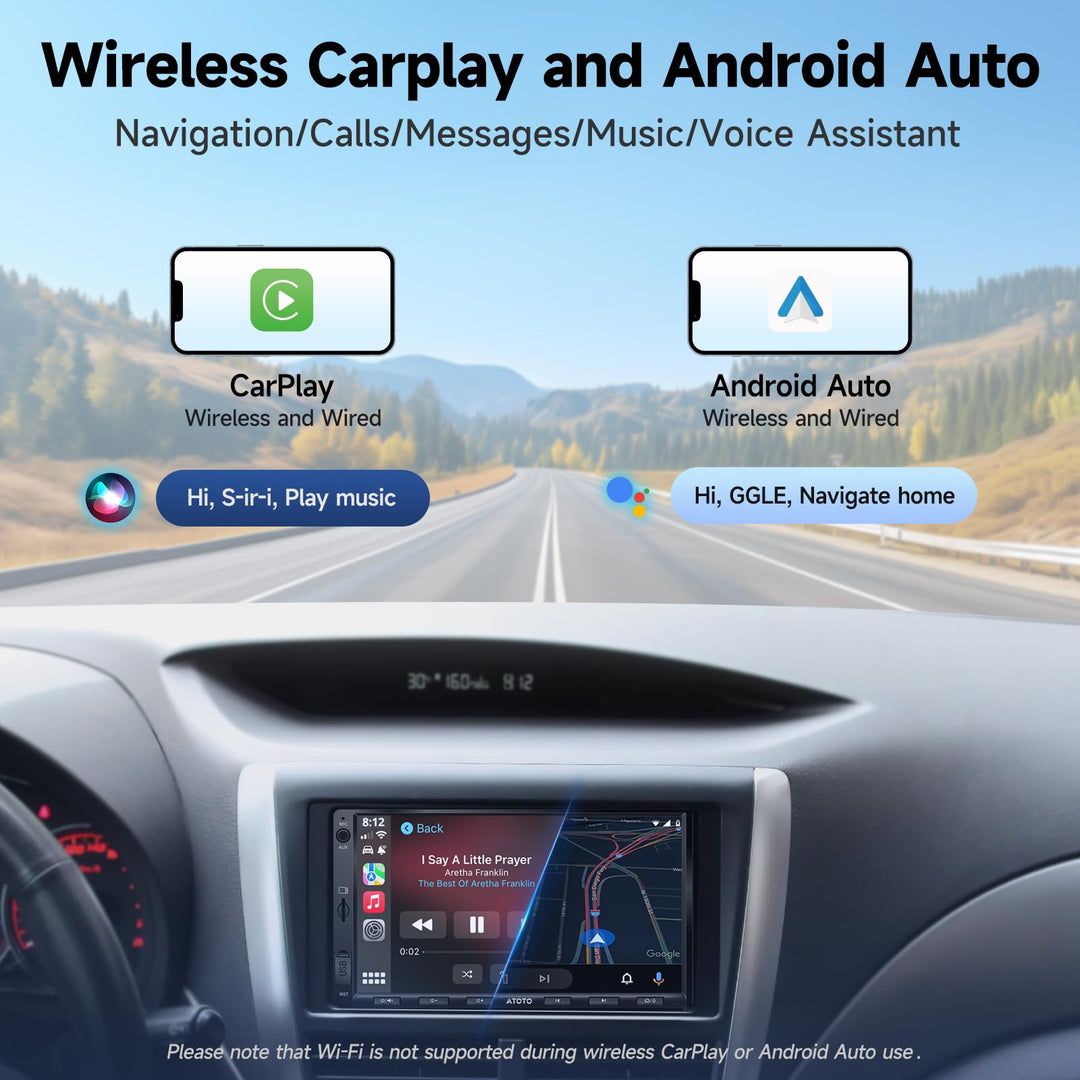 Doppel-DIN Autoradio 7" Android mit CarPlay &amp; Android Auto 2G+32G - Bild 3