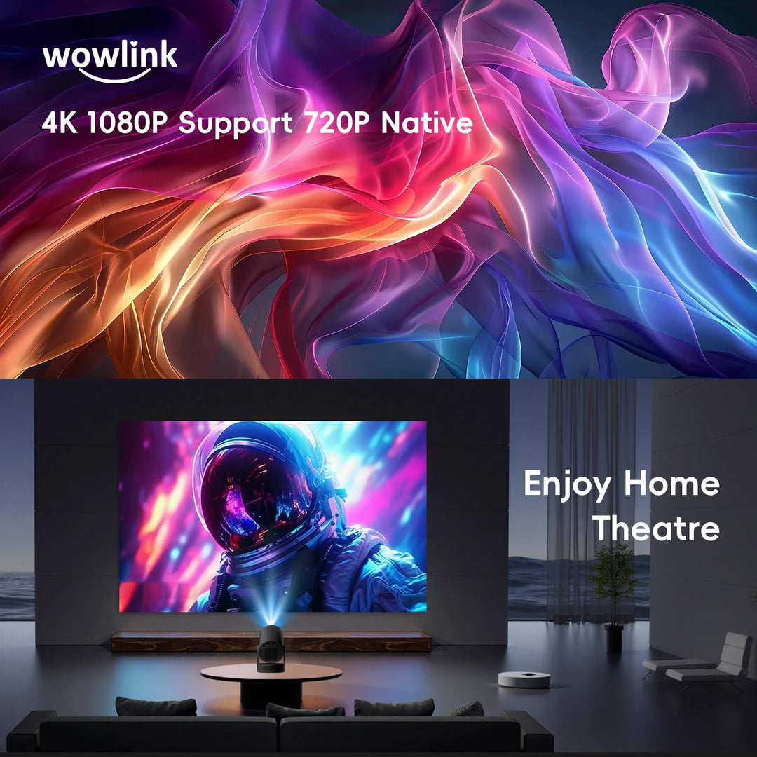 Mini Beamer 1080P Full HD WiFi 6 Bluetooth mit integrierten Apps - Bild 4