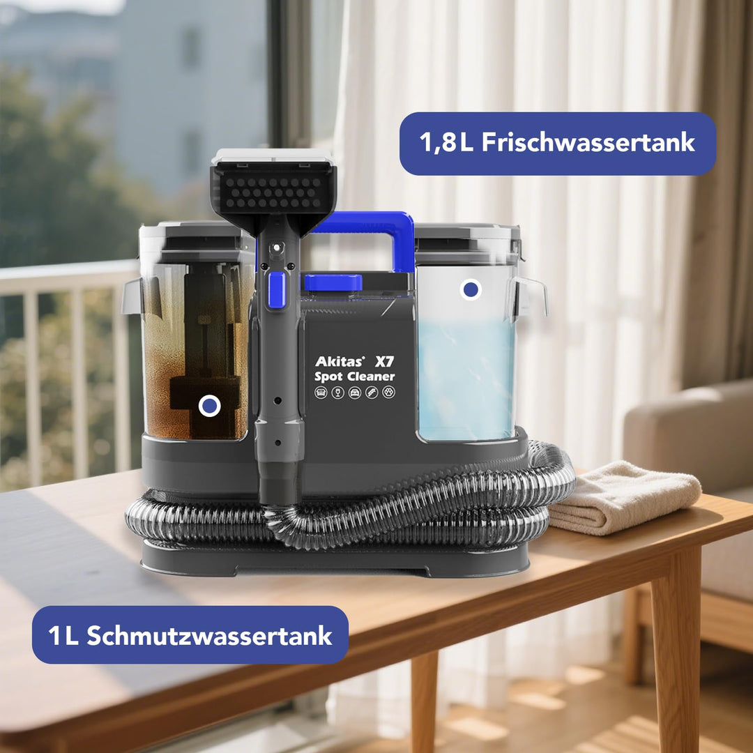 Waschsauger 600W Polsterreiniger mit 2-Tank-System für Sofa &amp; Auto - Bild 4