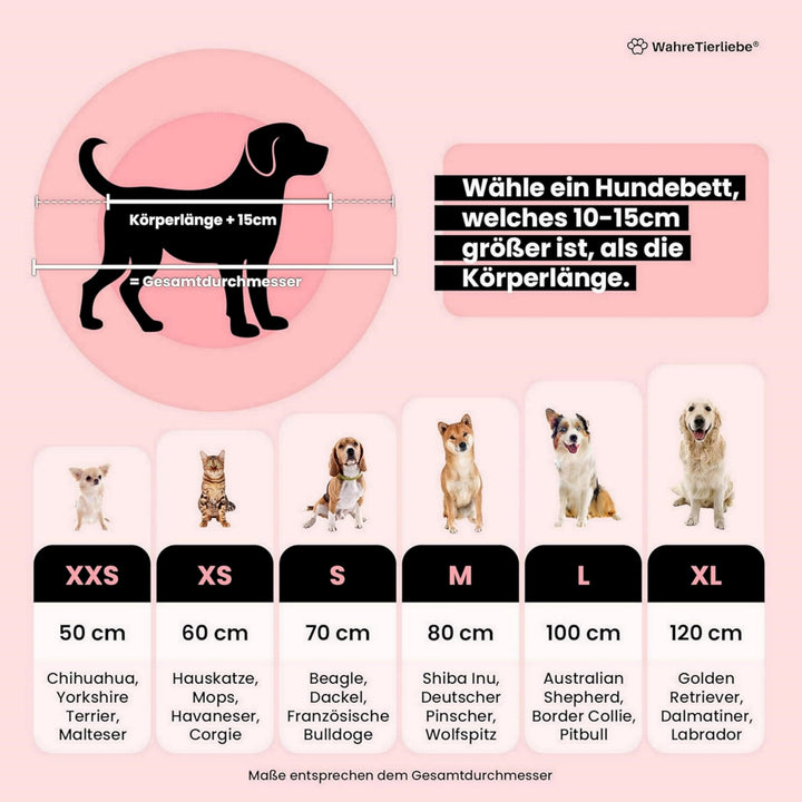 Orthopädisches Hundebett mit hohem Rand, waschbar, Made in Germany - Bild 8