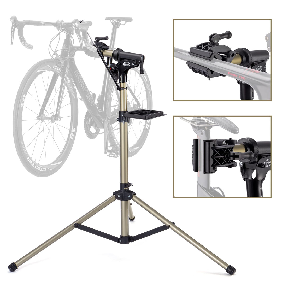 Fahrrad Montageständer Aluminium höhenverstellbar 118-174 cm bis 40 kg - Bild 5