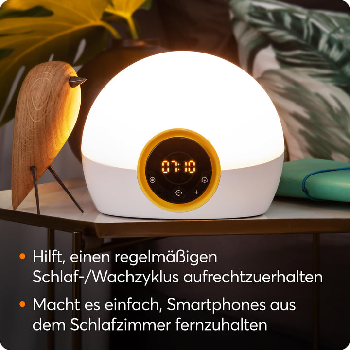 Lichtwecker mit Sonnenaufgang &amp; Sonnenuntergang Simulation, Weiss - Bild 6