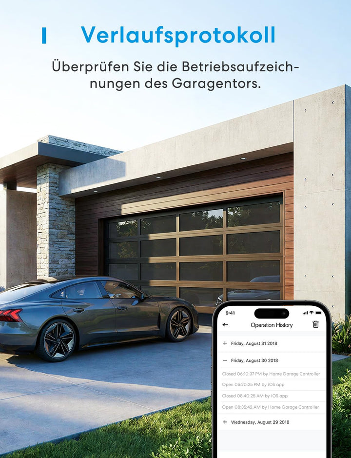 Smart Garagentoröffner WLAN mit App-Steuerung und Benachrichtigungen - Bild 9