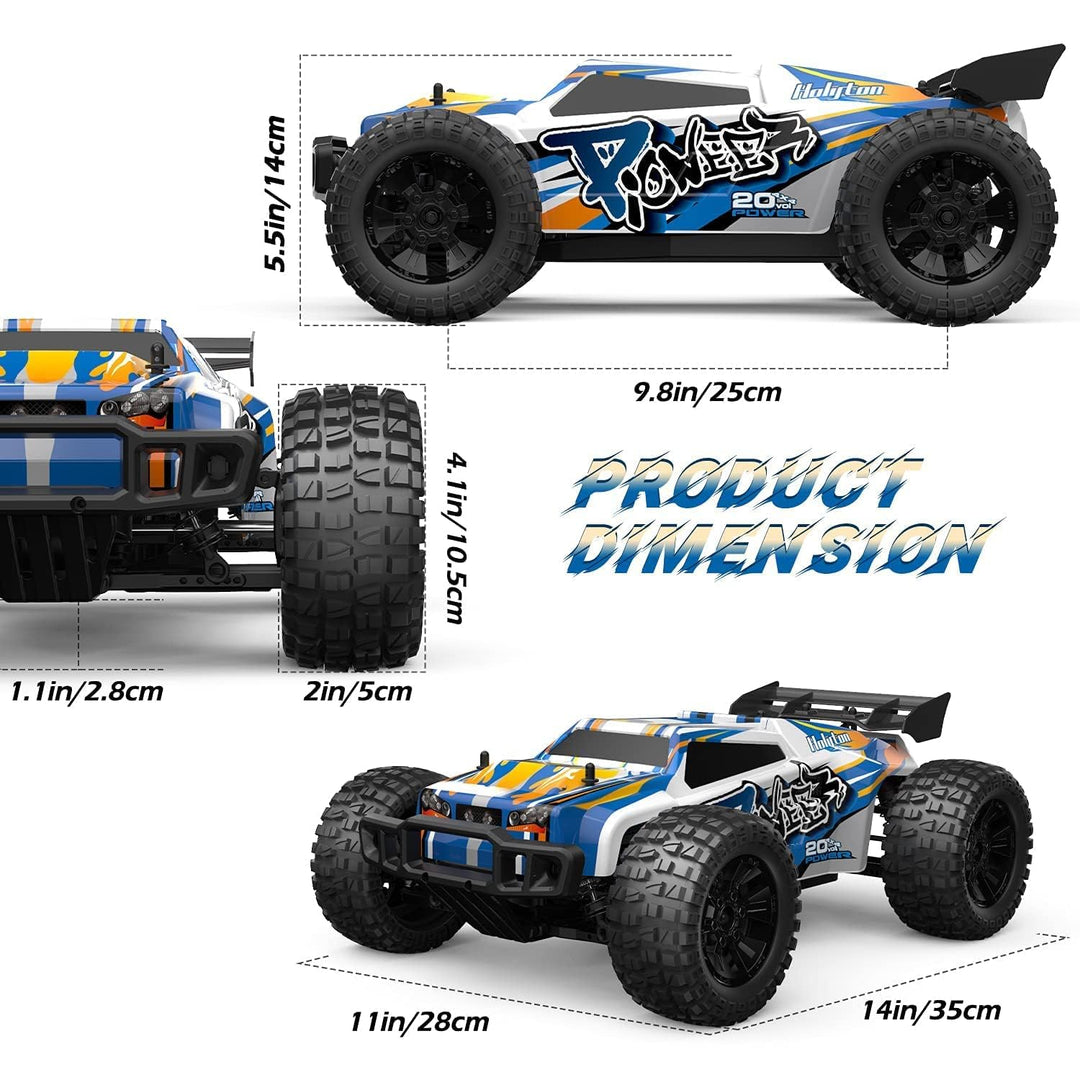 RC Monstertruck 1:10 4WD 48 km/h mit 2 Akkus Offroad - Bild 2