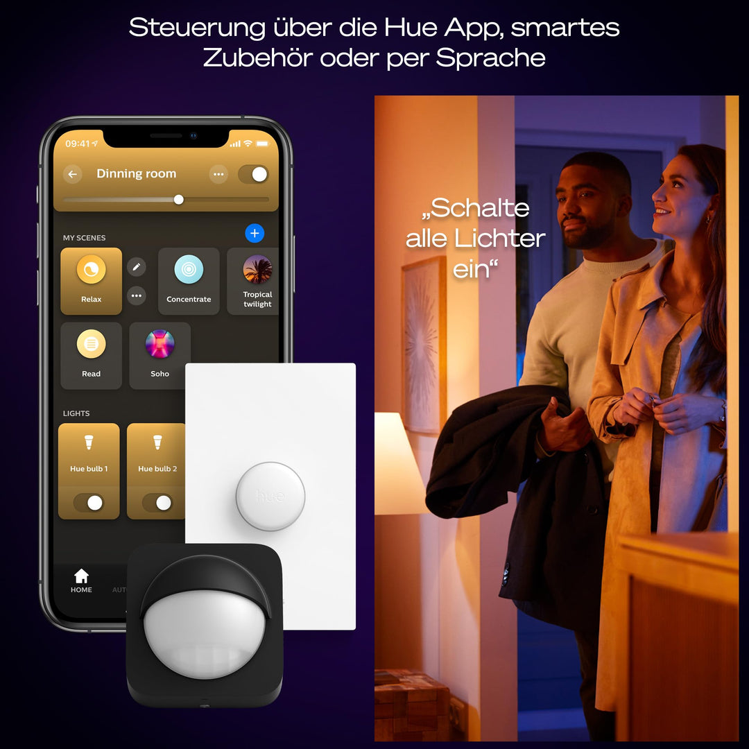 LED-Deckenleuchte Smart rund 291 mm White &amp; Colour 2er-Pack - Bild 6