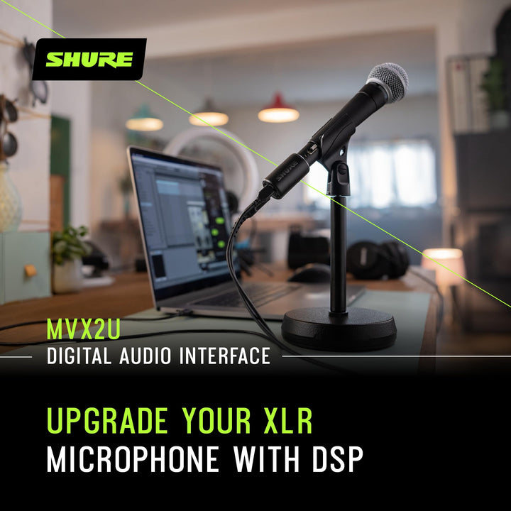 XLR-zu-USB Audio-Interface mit Kopfhöreranschluss, 60 dB Gain - Bild 6