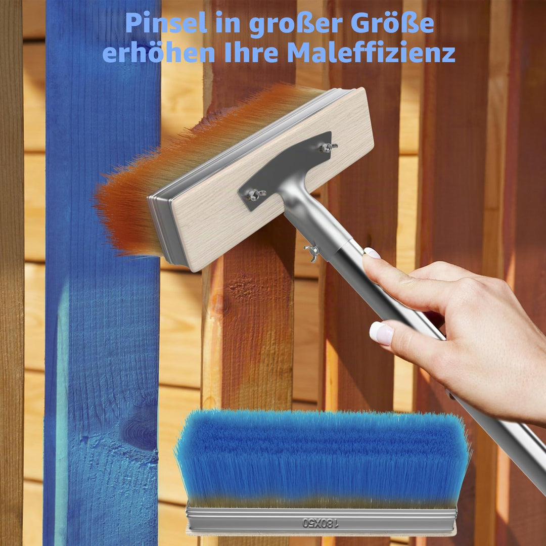 Flächenstreicher mit langem Griff 153cm 2 Pinselköpfe 18cm breit - Bild 6