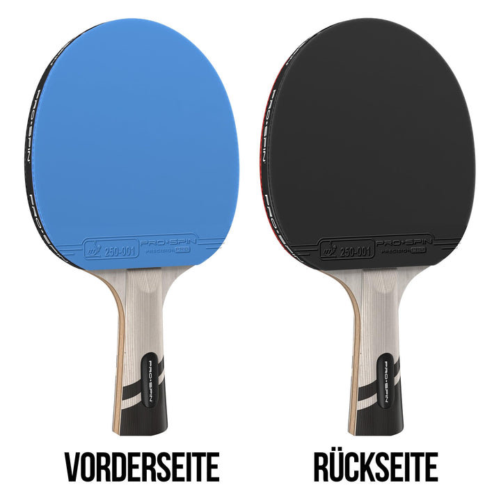 Tischtennisschläger Carbon 7-lagig ITTF-zugelassen 2er-Set mit Hülle - Bild 6