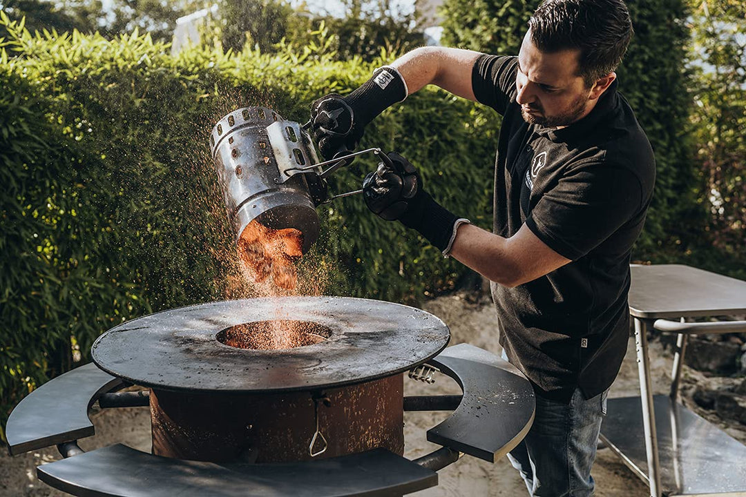 Grillhandschuhe Silikon Grösse L/XL hitzebeständig für Grill &amp; Küche - Bild 4