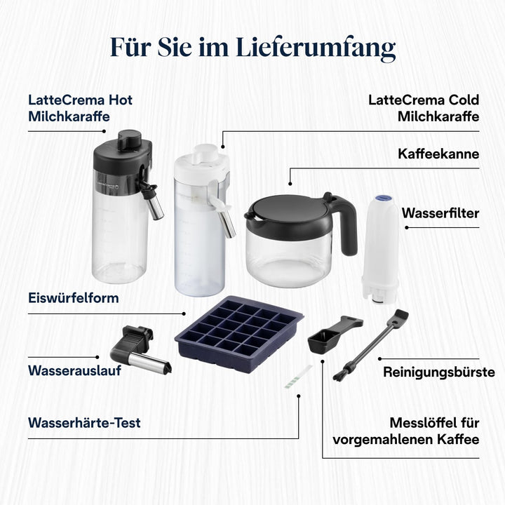 Kaffeevollautomat 50+ Getränke Cold Brew WLAN App dunkelgrau - Bild 11
